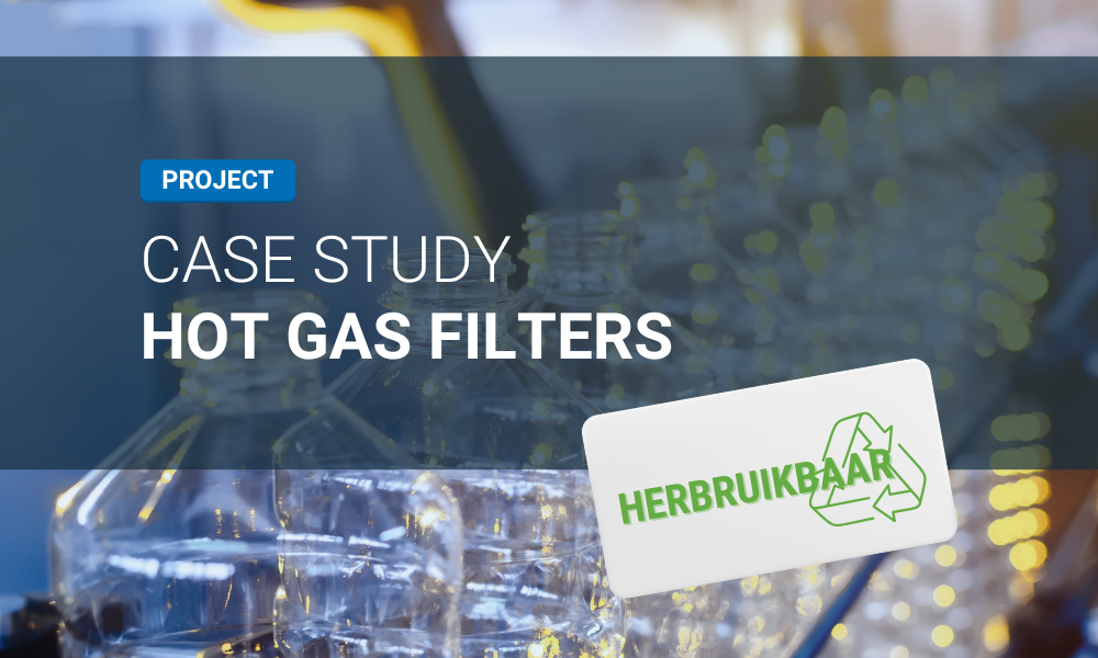 Hot gas filters in the plastics industry