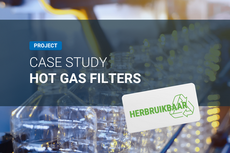 Hot gas filters in the plastics industry