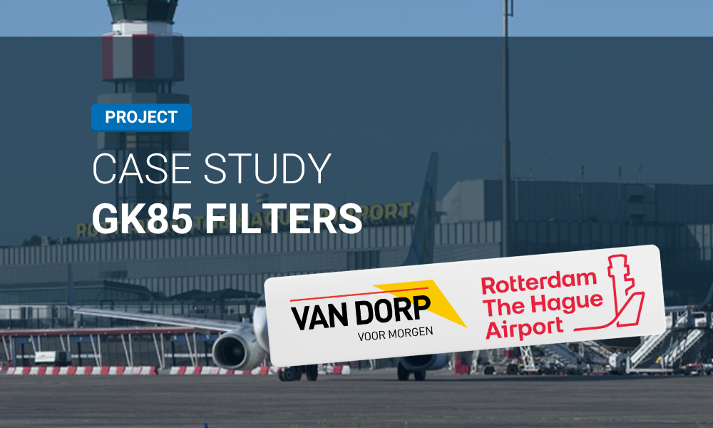 Air filters at Rotterdam The Hague Airport