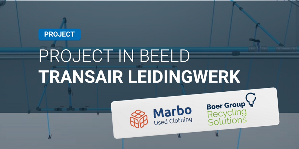 Transair leidingen bij Marbo Used Clothing