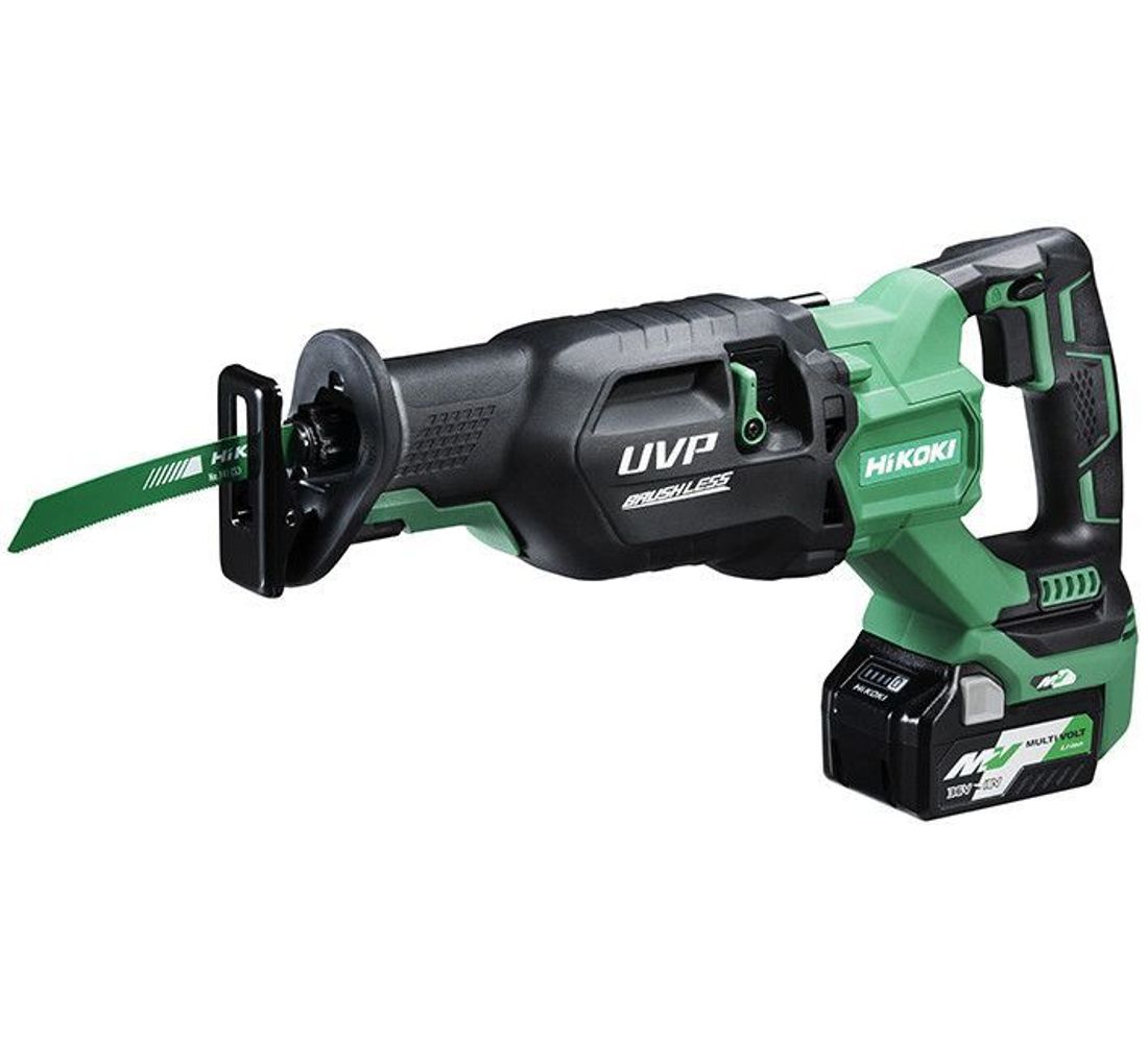 Hitachi HiKOKI CR36DAWGZ 36V Schrobzaag Reciprozaag met 2,5Ah Multivolt Accu en Lader 1