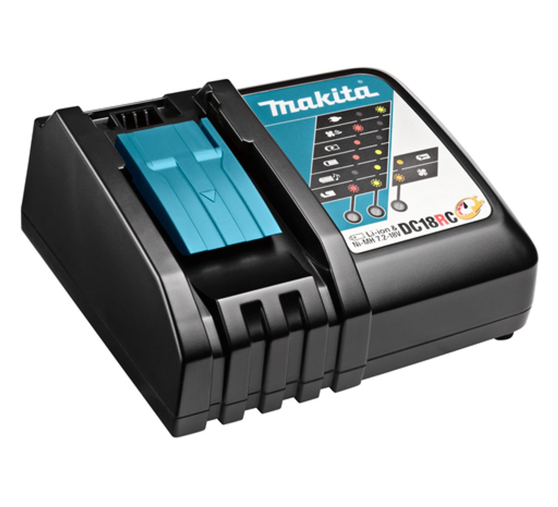 Makita DC18RC oplader 7,2-18 Volt Li-ion/Ni-Cd/Ni-MH 1