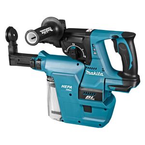 Makita DHR243ZJV 18V Li-Ion Accu SDS-plus combihamer incl. snelspanboorkop en stofafzuiging body in Mbox - 2J - koolborstelloos 1