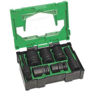 Hitachi Hikoki Proline krachtdoppen 1/2" aansluiting 750485 Krachtdop-box 1/2" (11 stuks) 1