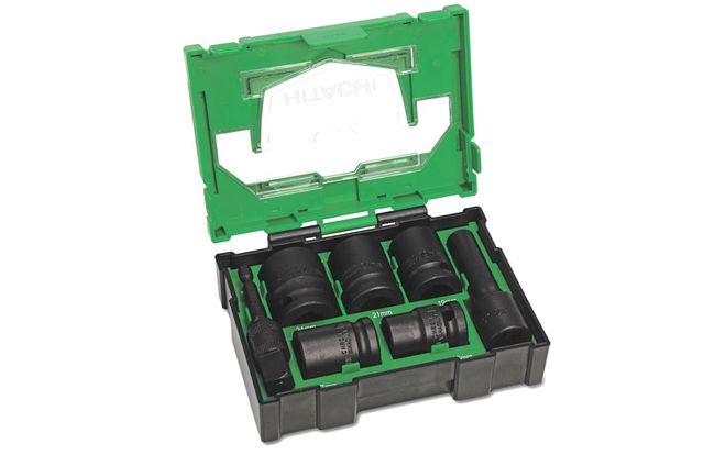 Hitachi Hikoki Proline krachtdoppen 1/2" aansluiting 750485 Krachtdop-box 1/2" (11 stuks)