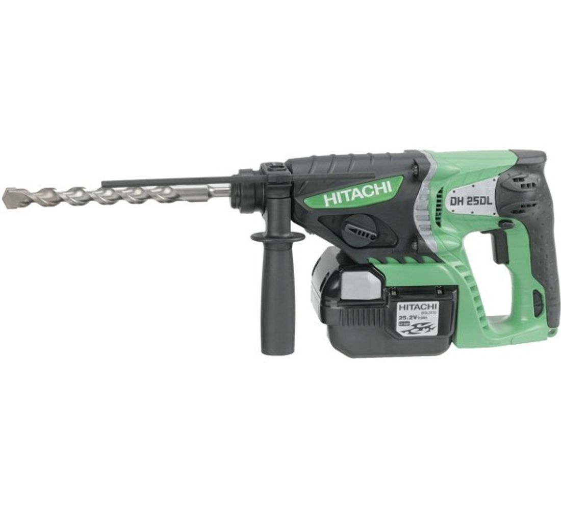 Hitachi Hikoki Boorhamer DH25DL,  25,2V met accu's en lader,  OP=OP 1