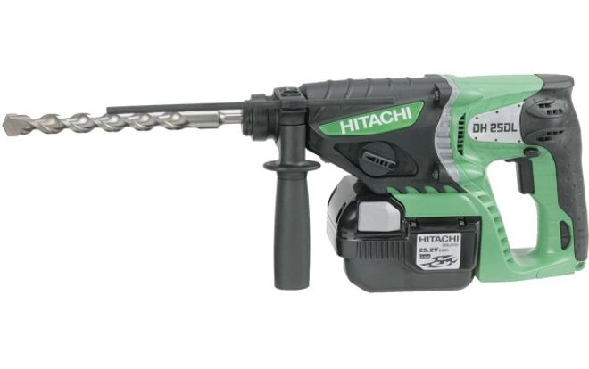 Hitachi Hikoki Boorhamer DH25DL,  25,2V met accu's en lader,  OP=OP