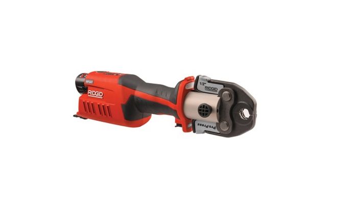 Ridgid RP241 Perstang set in koffer met 2 x accu en lader en 3 persbekken