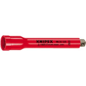 Knipex 9835125 VDE Verlengstuk met binnen- en buitenvierkant 3/8" - 125mm 1