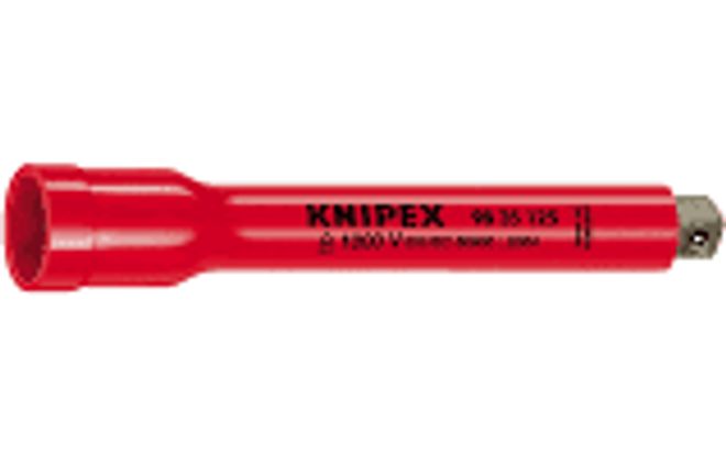 Knipex 9835125 VDE Verlengstuk met binnen- en buitenvierkant 3/8" - 125mm