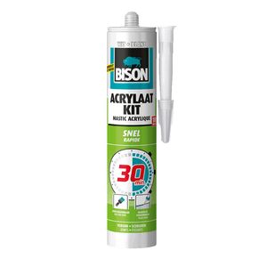 Bison Acrylaatkit Wit -300ml/Koker 1