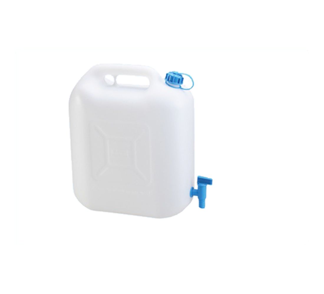 Jerrycan met kraan 10 liter wit 1