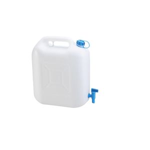 Jerrycan met kraan 10 liter wit 1