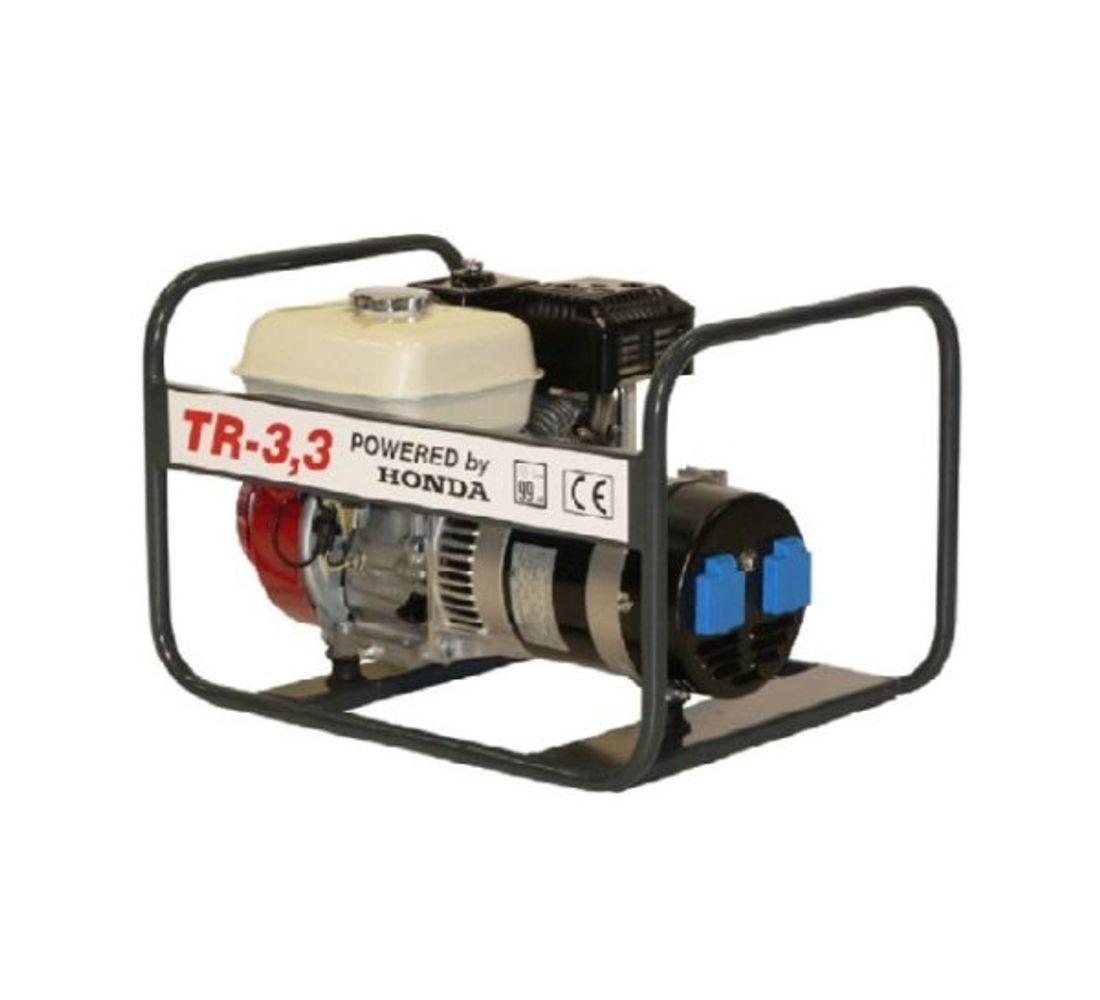 SAMAC TR33 generator 3,3Kva  Honda GX200 4takt benzine 1