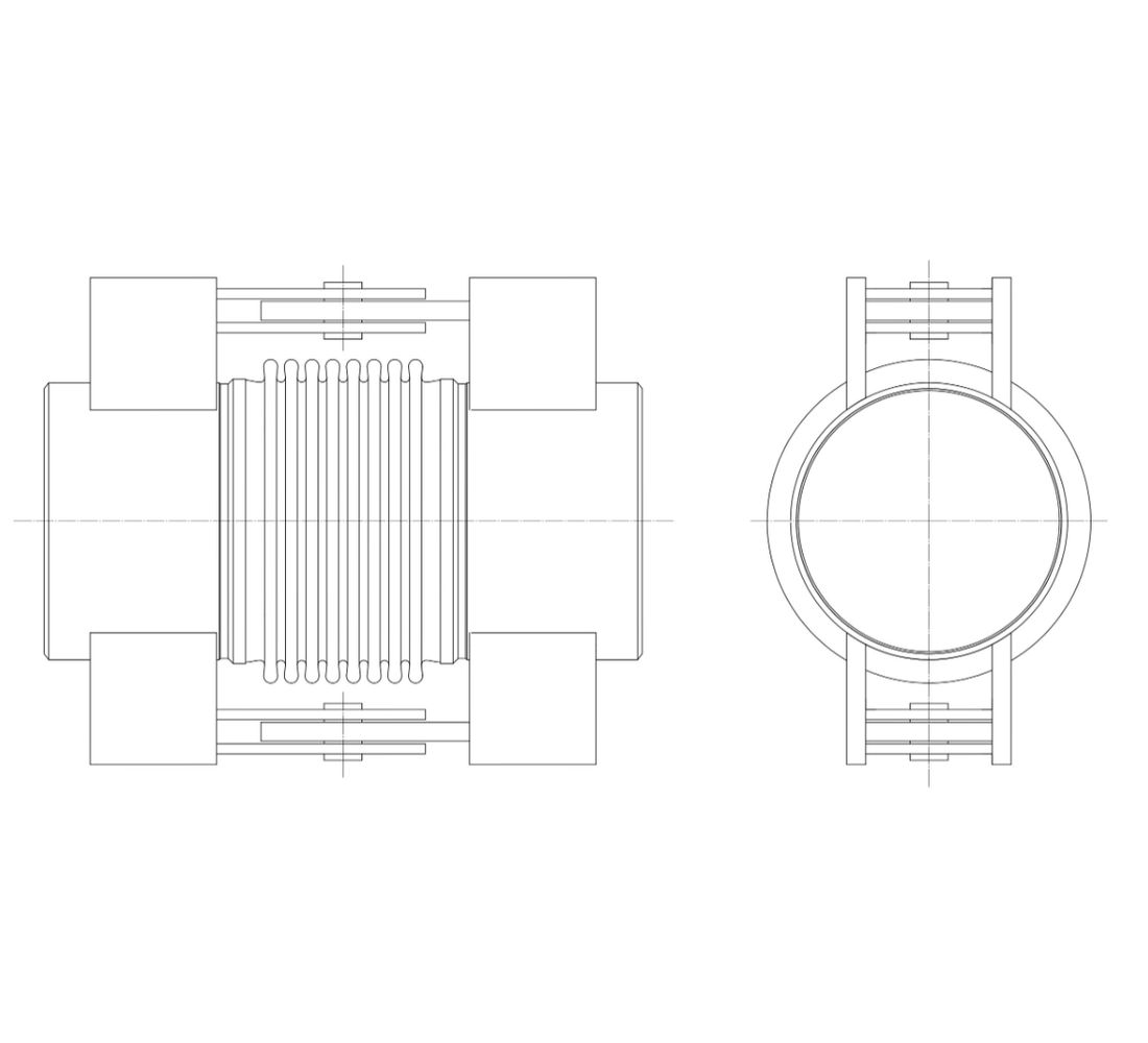 Angular expansion Joints - hinged 1