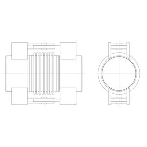 Angular expansion Joints - hinged 1