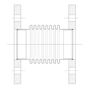 Axial expansion joints - fixed flanges 1