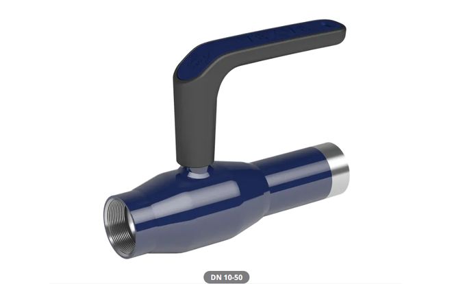 Serie 101. Steel ball valves, RB, binnendraad/las