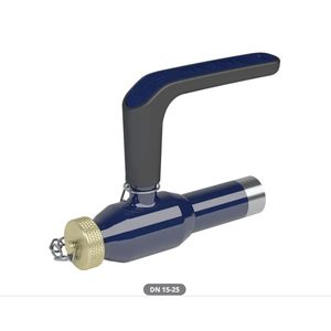 Serie 101/G. Steel ball valves, RB, Buitendraad met eindkap / las 1