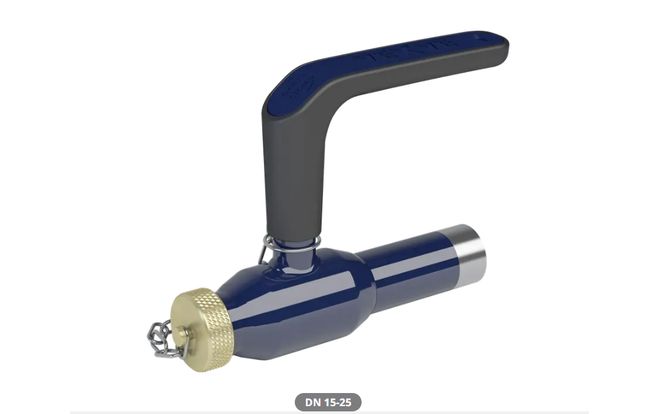 Serie 101/G. Steel ball valves, RB, Buitendraad met eindkap / las