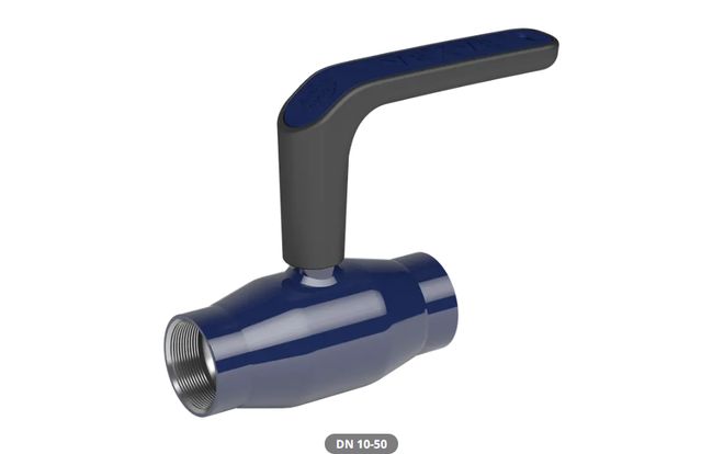 Serie 102. Steel ball valves, RB, binnendraad / binnendraad