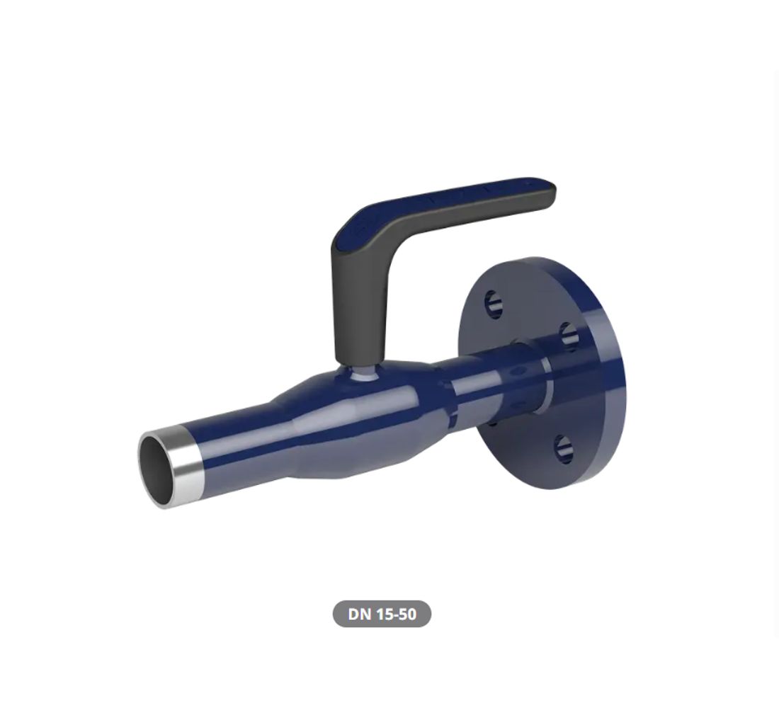 Serie 105. Steel ball valves, RB, flens/las 1