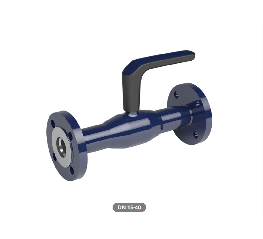 Serie 153. Steel ball valves, FB, flens/flens 1