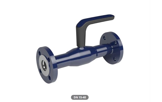 Serie 153. Steel ball valves, FB, flens/flens