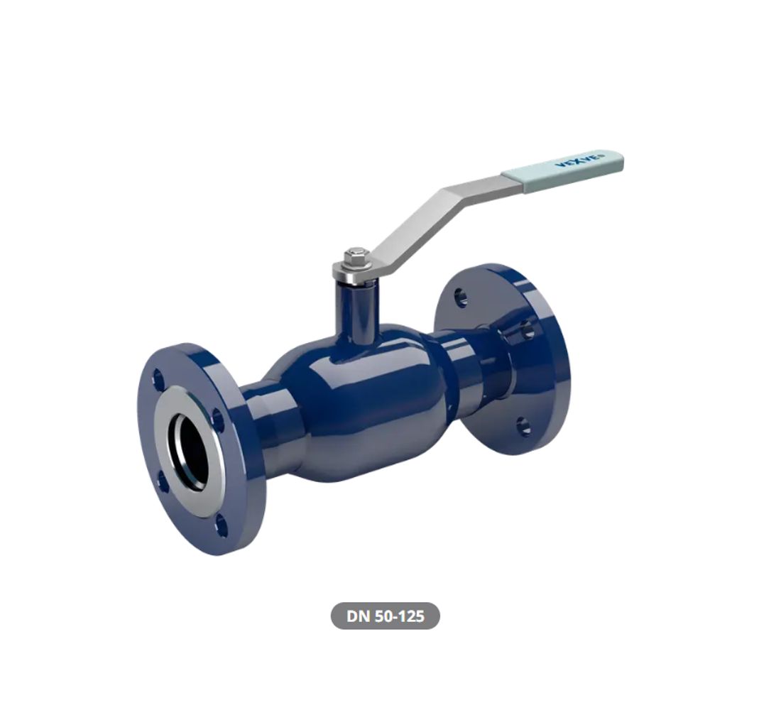 Serie 153. Steel ball valves, FB, flens/flens 2