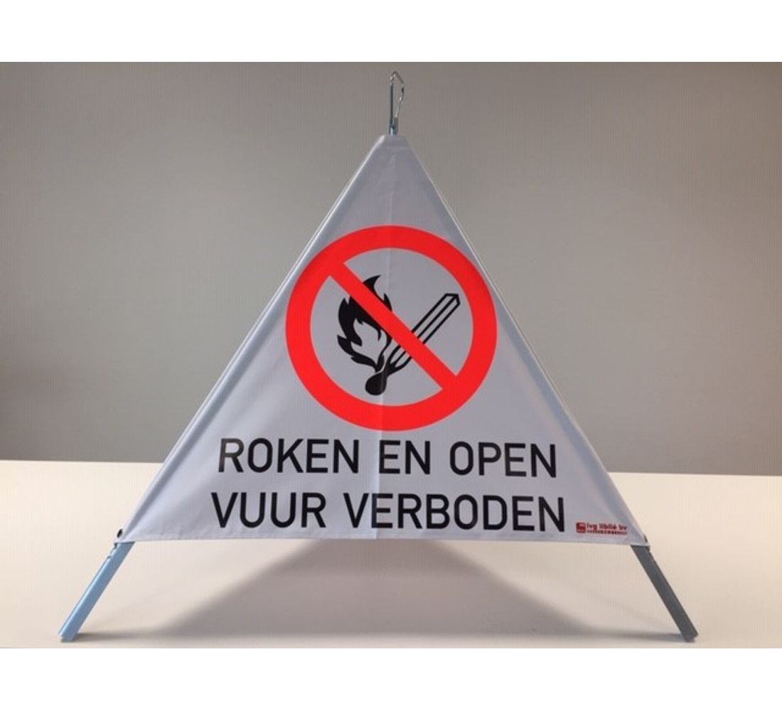 LIBILÉ Waarschuwingsparaplu "roken en open vuur verboden" 1