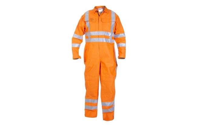 VIAG werk overall Oranje mt 54