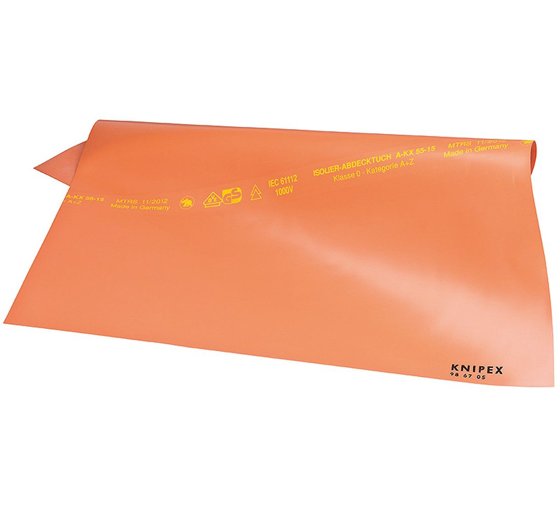 LIBILÉ VDE rubber afdekmat 250 x 250 mm oranje 1000V 1