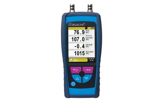 Blueline Drukverschilmeter S4601ST (exclusief kalibratie)