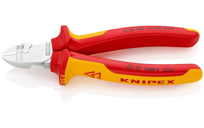 Knipex 1426160 VDE Zijsnij-striptang 160-1000V