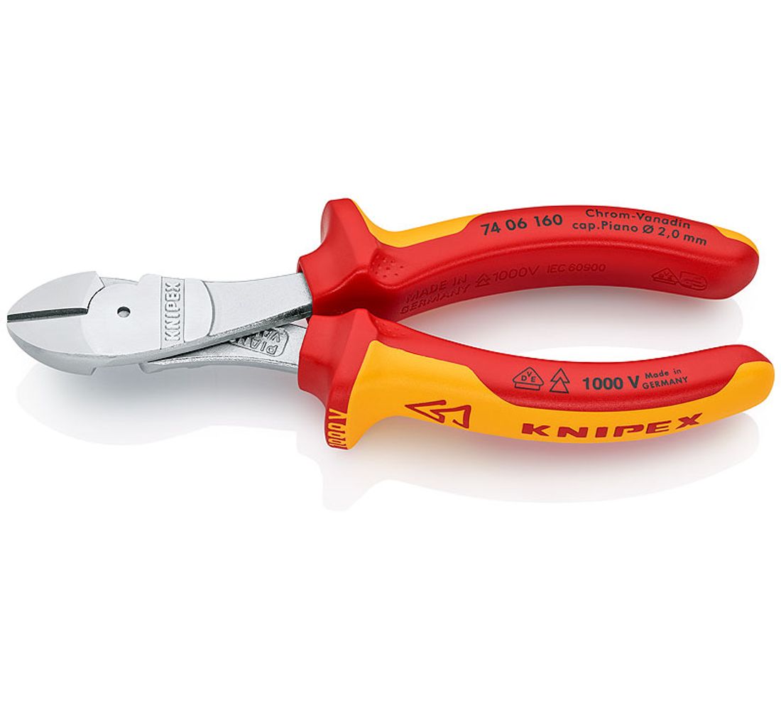 Knipex 7406160 Kracht zij kniptang VDE 160mm -1000V 1