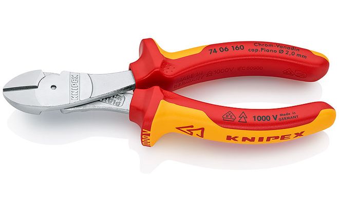 Knipex 7406160 Kracht zij kniptang VDE 160mm -1000V