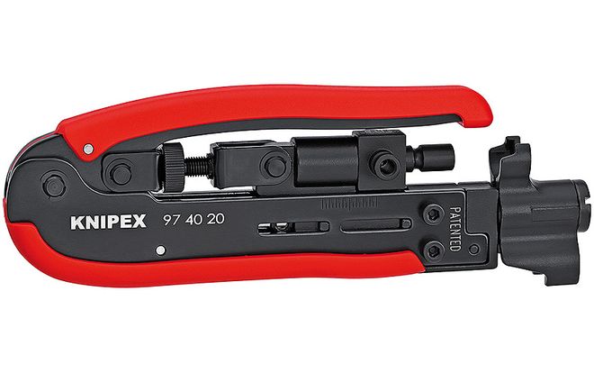 Knipex 974020 Compressiegereedschap voor coax-stekkers