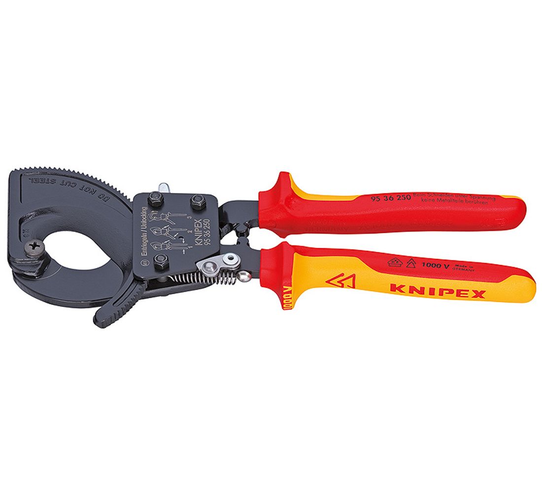 Knipex 9536250 VDE Kabel Ratel schaar 250mm-1000V 1