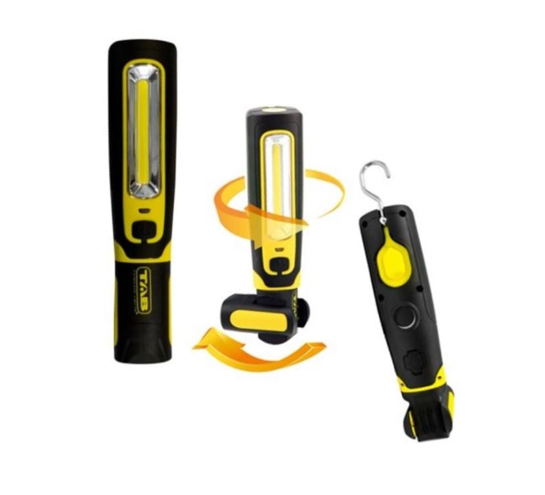 TAB 42102 Looplamp 3W COB LED+ / 1W Power-LED oplaadbaar 1