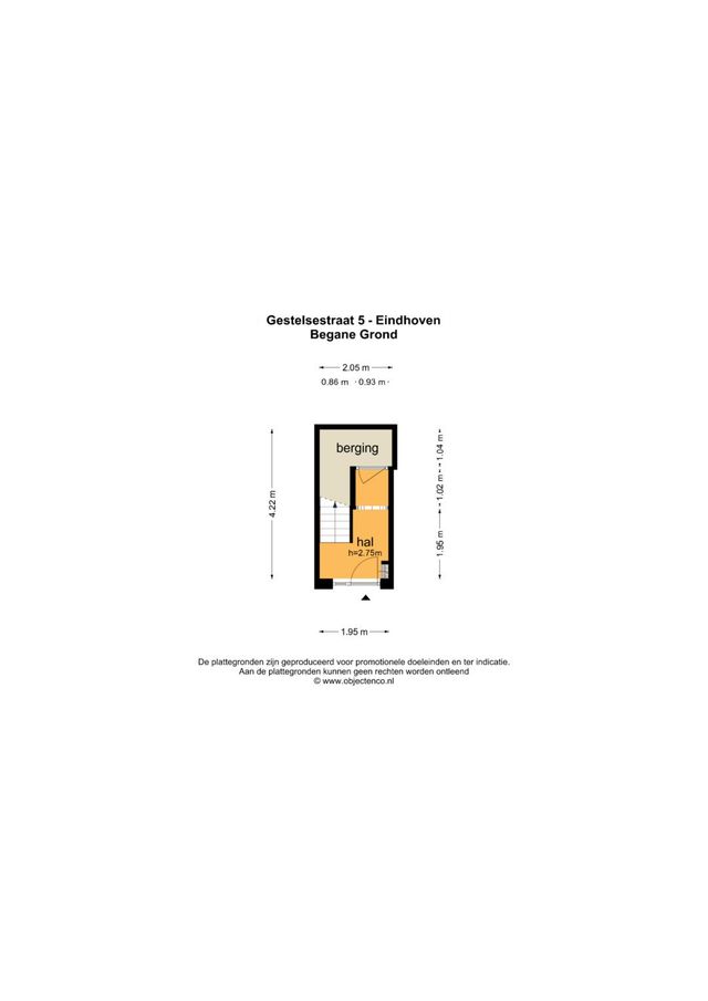 Gestelsestraat 5, Eindhoven - plattegrond 0