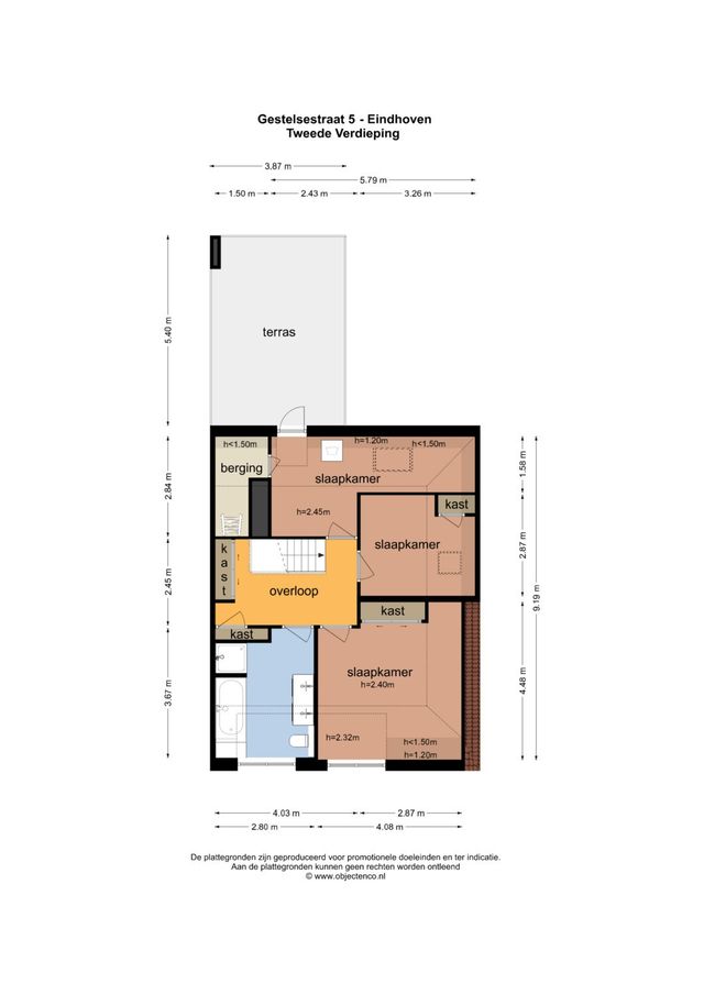 Gestelsestraat 5, Eindhoven - plattegrond 2