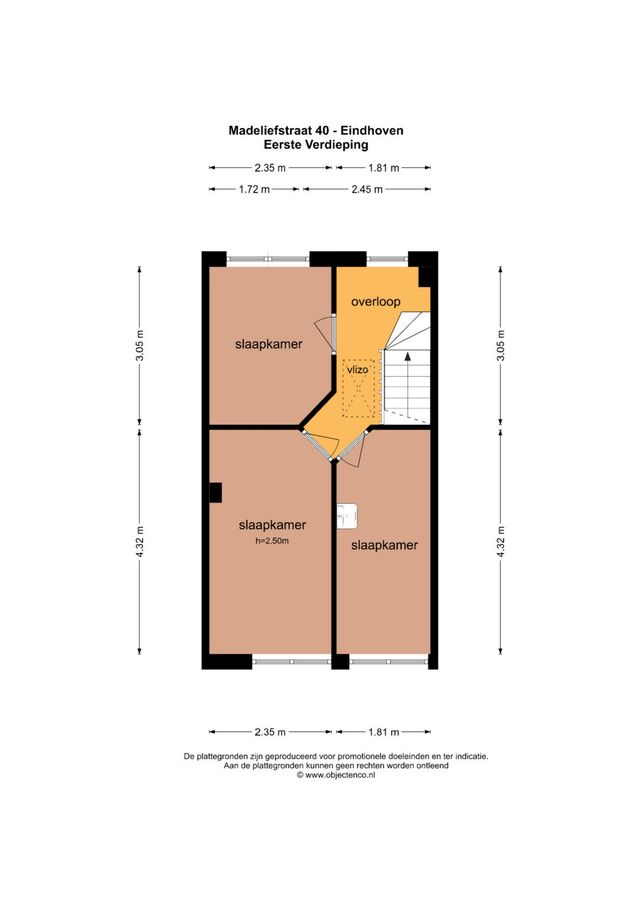 Madeliefstraat 40, Eindhoven - plattegrond 1