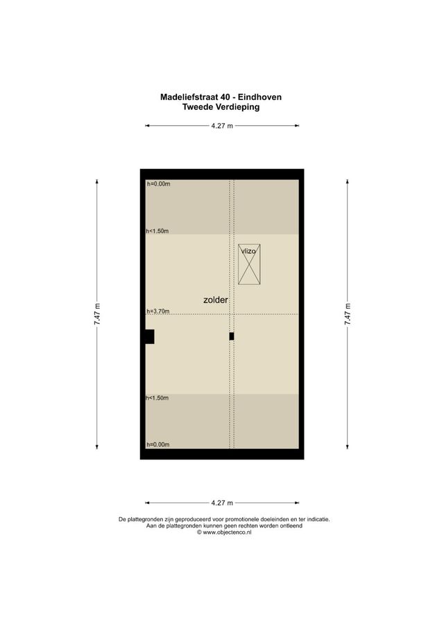 Madeliefstraat 40, Eindhoven - plattegrond 2