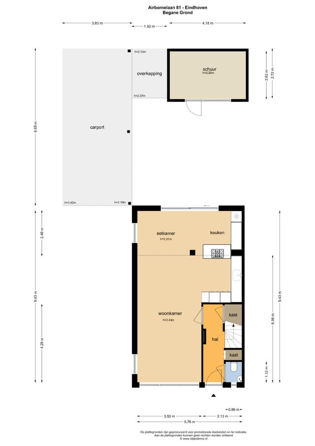 Airbornelaan 81, Eindhoven - plattegrond 0