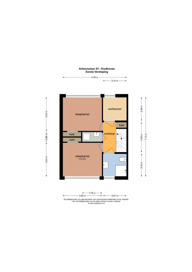 Airbornelaan 81, Eindhoven - plattegrond 1