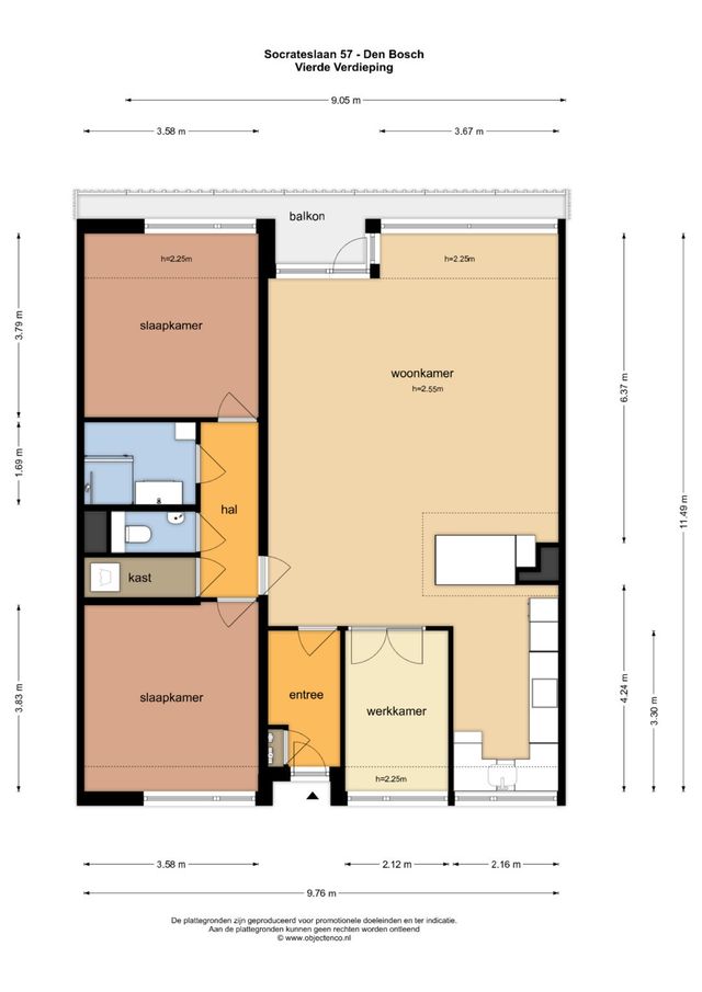 Socrateslaan 57, 'S-Hertogenbosch - plattegrond 0
