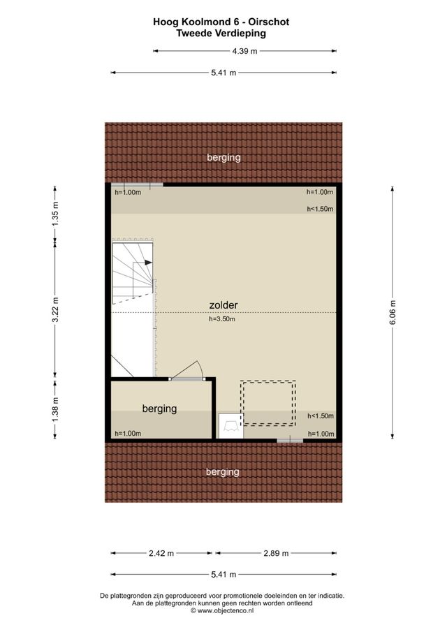 Hoog Koolmond 6, Oirschot - plattegrond 2