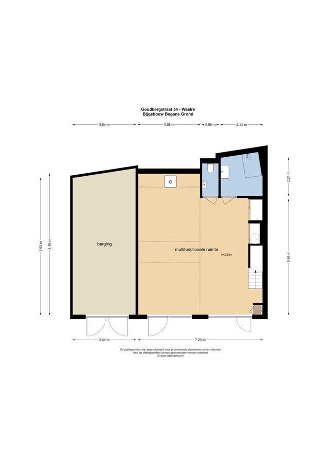 Goudbergstraat 54, Waalre - plattegrond 3