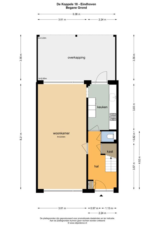 De Koppele 18, Eindhoven - plattegrond 0