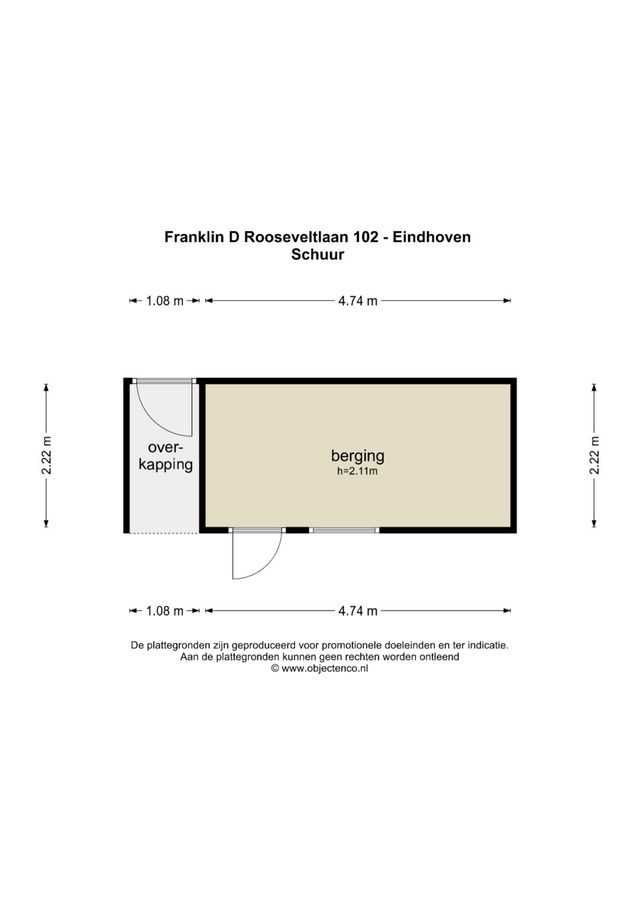 Franklin D Rooseveltlaan 102, Eindhoven - plattegrond 3